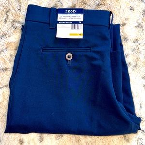 Boys IZOD Stretch Dress Pants in Bank Blue - Size 14 Regular